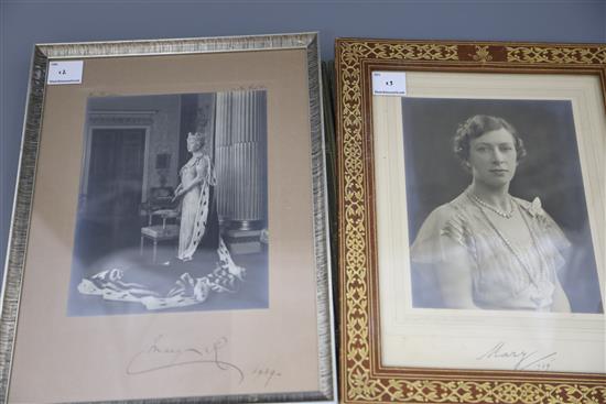 A collection of signed Royal connection photographs